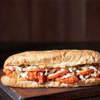 Jumbo Grill Buffalo chicken hot subs